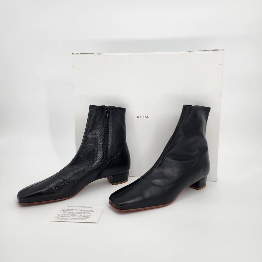 By Far Iconic NWB Este Boots Size 37 Authentic Minimalist Classic Timeless Chic